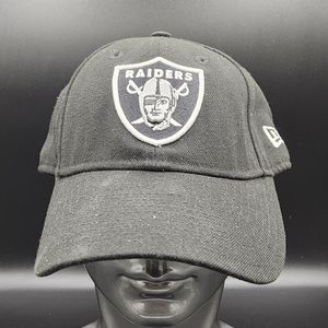 Oakland Raiders New Era Hat 9Forty Black NFL Adjustable